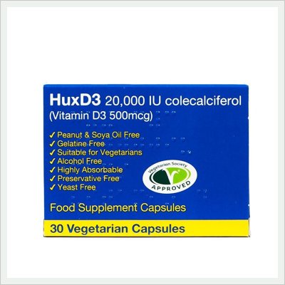 Hux-D3-20000-IU-Colecalciferol-Vitamin-D3-–-30-Capsules