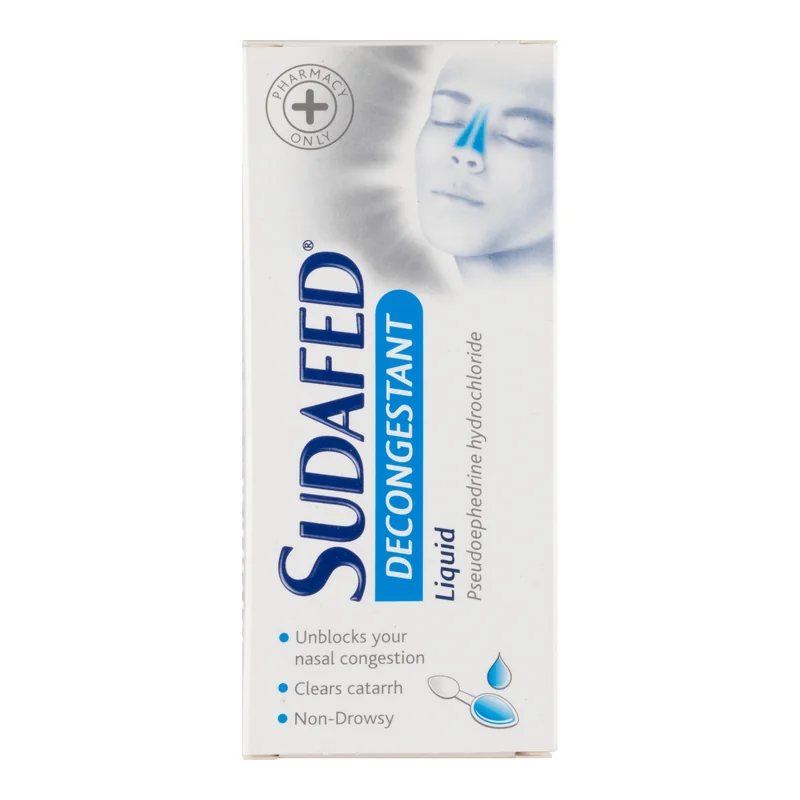 Sudafed Decongestant Liquid