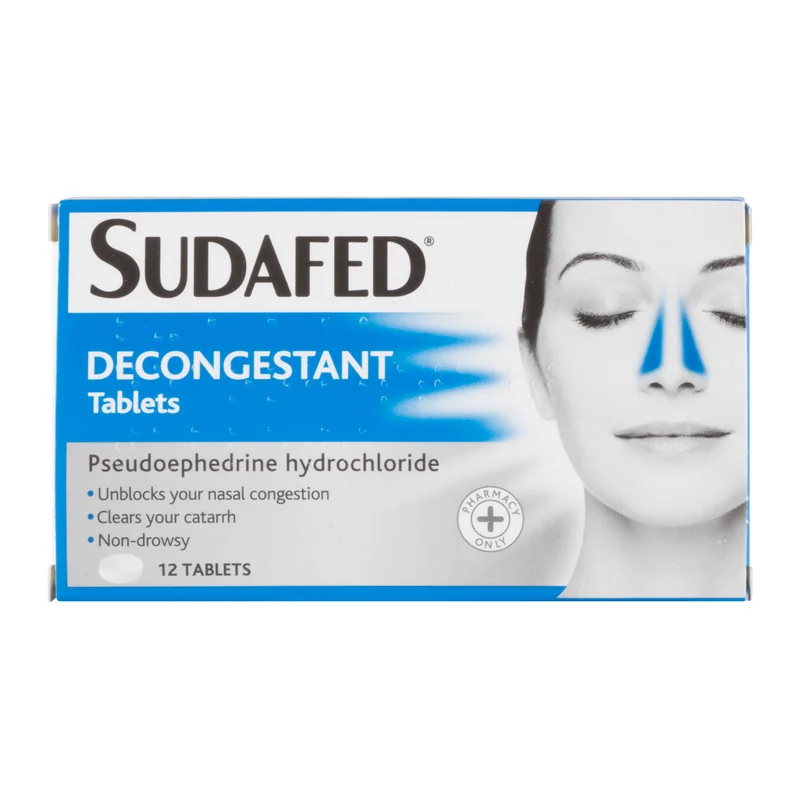 Sudafed Decongestant Tablets
