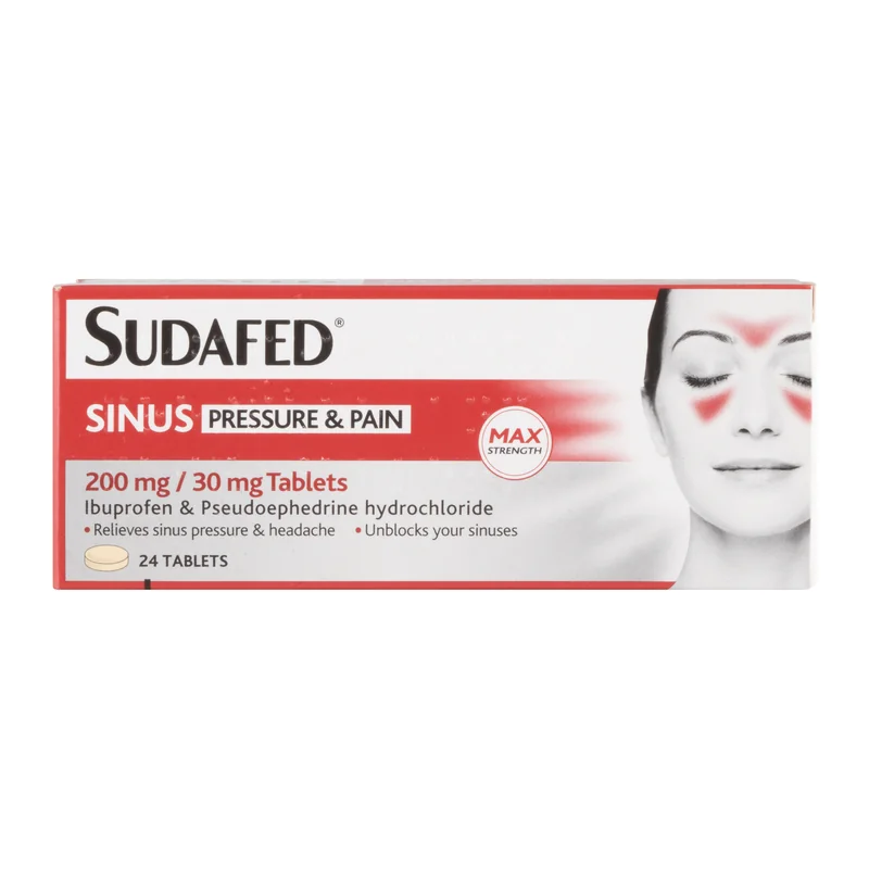 Sudafed Sinus Relief Tablets