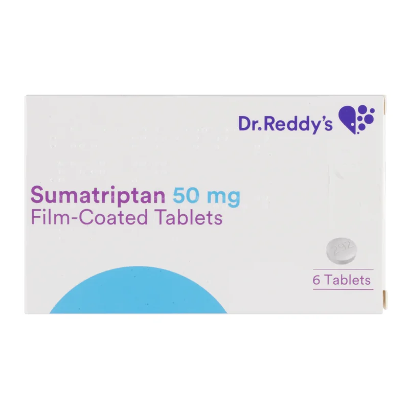 Sumatriptan 50mg Tablets