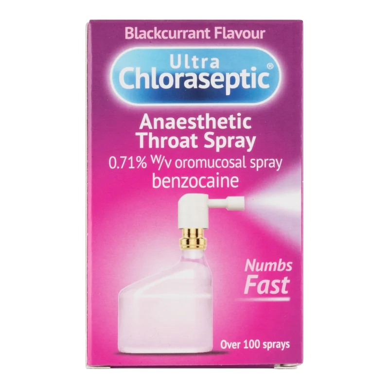 Ultra Chloraseptic Throat Spray Blackcurrant