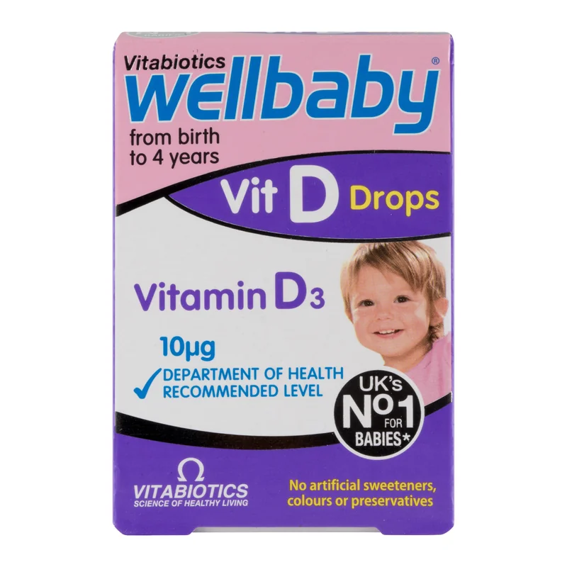 Wellbaby Vitamin D3 Drops 10µg
